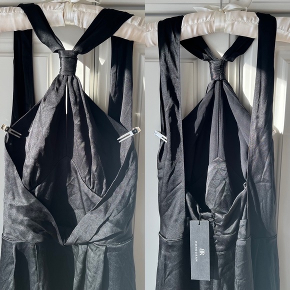 NWT Silk Banana Republic Halter Maxi Formal Dress - Picture 2 of 9